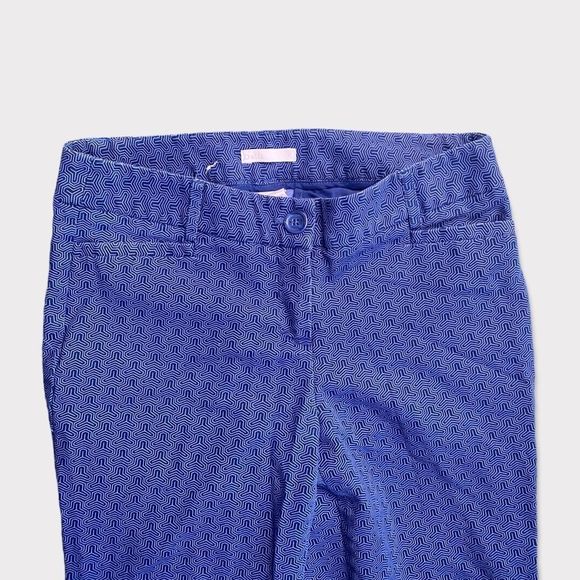 Dalia | Blue Print Pants Size 4 - Picture 2 of 6